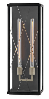 Medium Wide Wall Sconce (87|28885BK)