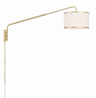 Mallory 1 Light Soft Brass Task Sconce (205|MAL-601-SB)