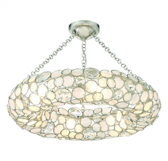 Palla 24'' Antique Silver Semi Flush Mount (205|525-SA_CEILING)