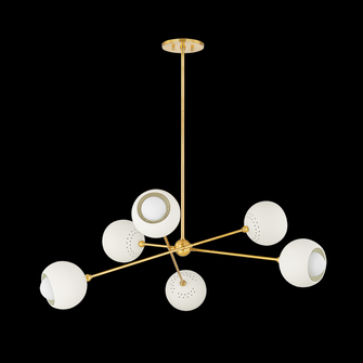 SAYLOR Chandelier (6939|H832806-AGB/SCR)