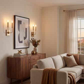 Avondale 2-Light Wall Sconce in Warm Brass (128|9-4044-2-322)