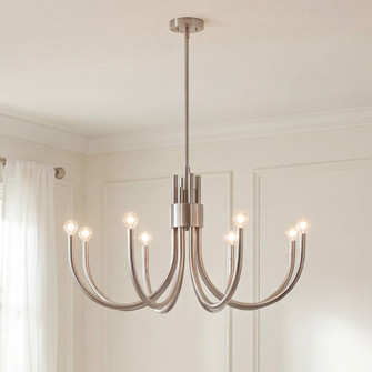 Sorrento 8-Light Chandelier in Satin Nickel (128|1-6680-8-SN)