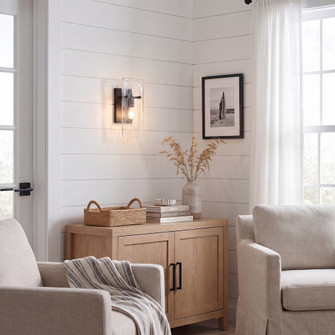Genry 1-Light Wall Sconce in Matte Black (128|9-8204-1-BK)
