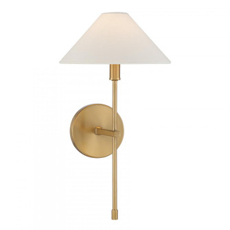 Avon 1-Light Wall Sconce in Warm Brass (128|9-6608-1-322)