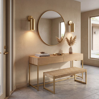Lio 1-Light Wall Sconce in Noble Brass by Breegan Jane (128|9-6506-1-127)