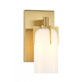 Caldwell 1-Light Wall Sconce in Warm Brass (128|9-4128-1-322)