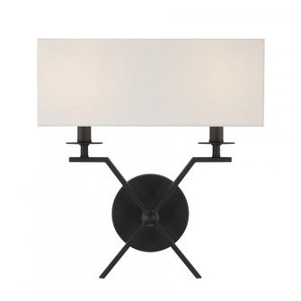 Arondale 2-Light Wall Sconce in Matte Black (128|9-3305-2-89)