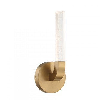 Del Mar 1-Light LED Wall Sconce in Warm Brass by Breegan Jane (128|9-2509-1-322)