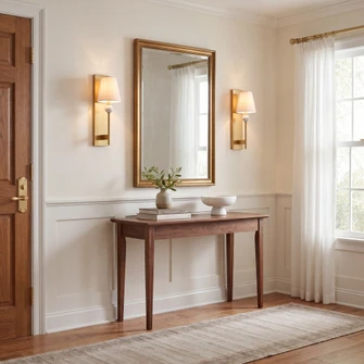 Travis 1-Light Wall Sconce in Warm Brass (128|9-1968-1-322)
