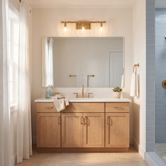 Genry 3-Light Bathroom Vanity Light in Warm Brass (128|8-8204-3-322)