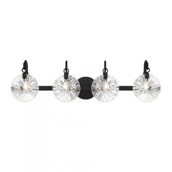 Addison 4-Light Bathroom Vanity Light in Matte Black (128|8-3981-4-BK)
