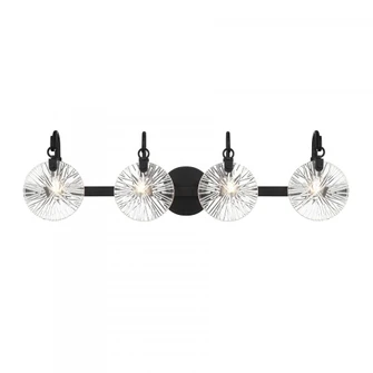 Addison 4-Light Bathroom Vanity Light in Matte Black (128|8-3981-4-BK)