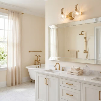 Addison 2-Light Bathroom Vanity Light in Warm Brass (128|8-3981-2-322)