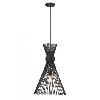 Longfellow 1-Light Pendant in Matte Black (128|7-9602-1-89)