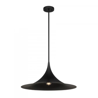 Bowdin 1-Light Pendant in Matte Black (128|7-7639-1-89)