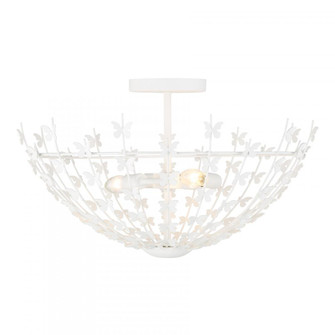 Birch 3-Light Ceiling Light in Bisque White (128|6-4198-3-83)