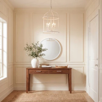 Brookstone 6-Light Pendant in Bisque White (128|3-7388-6-83)