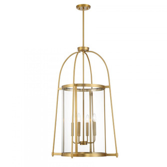 Rosedale 4-Light Pendant in Warm Brass (128|3-2406-4-322)