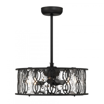 Snowden 5-Light LED Fan D'Lier in Matte Black (128|24-FD-2008-89)