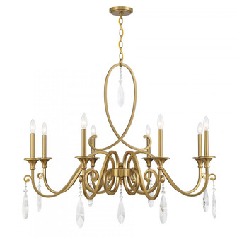 Fairchild 8-Light Chandelier in Warm Brass (128|1-2702-8-322)