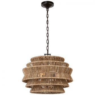 Antigua Small Drum Chandelier (279|CHC 5015BZ/NAB)