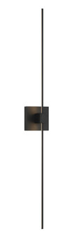2 Light LED Wall Sconce with White Lens in a Coal Finish (77|P1437-66A-L)
