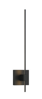 1 Light LED Wall Sconce in Coal Black Finish with White Lens (77|P1435-66A-L)