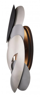 2 Light Wall Sconce in Coal Black with Atlas and Midnight Sliver ADA Compliant (77|P1332-780)