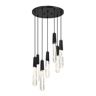 Drifting Droplets - 7 Light LED Pan Pendant (77|P1287-66A-L)