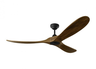 Maverick Smart 60 Ceiling Fan in Midnight Black with Dark Walnut Blades (6|3MAVSM60MBK)