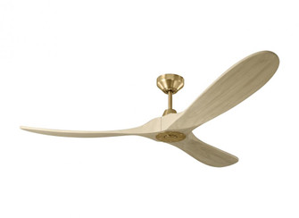 Maverick Smart 60 Ceiling Fan in Burnished Brass with Washed White Oak Blades (6|3MAVSM60BBSWWO)