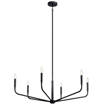 Chandelier 6Lt (2|52719BK)