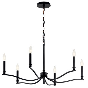 Chandelier 6Lt (2|52695BK)