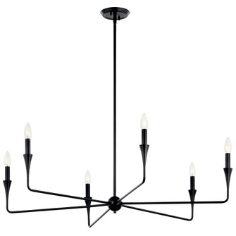 Chandelier 6Lt (2|52690BK)