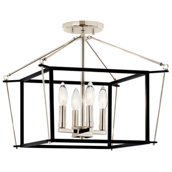 Semi Flush Mount 4Lt (2|52633PN)