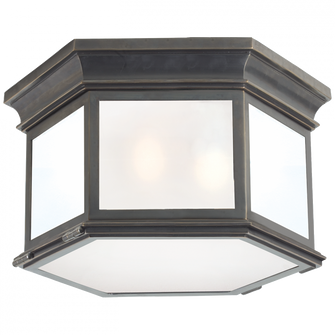 Club Large Hexagonal Flush Mount (279|CHC 4126BZ-FG)