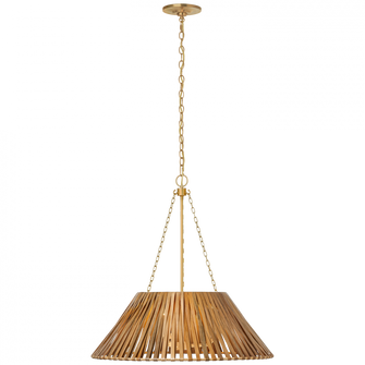 Corinne 24'' Wrapped Hanging Shade (279|MF 5031SB-NTW)