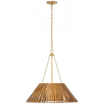 Corinne 24'' Wrapped Hanging Shade (279|MF 5031SB-NTW)