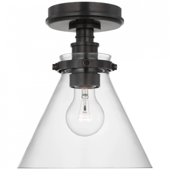 Parkington 9'' Conical Flush Mount (279|CHC 4525BZ-CG)
