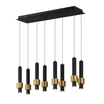 Reveal-Linear Pendant (94|E24758-BKGLD)