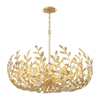 Broche 12 Light Antique Gold Chandelier (205|569-GA)