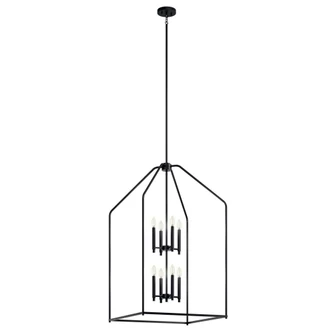 Large Foyer Pendant 8Lt (2|52724BK)