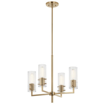 Velestino 20.5'' 4-Light Chandelier in Champagne Bronze (2|52678CPZ)