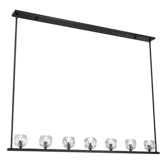 Aragon 56'' LED Matte Black Linear Chandelier (205|ARA-10267-MK)