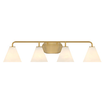 Blair 4-Light Bathroom Vanity Light in Warm Brass (128|8-2988-4-322)