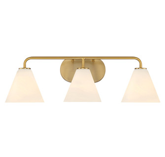 Blair 3-Light Bathroom Vanity Light in Warm Brass (128|8-2988-3-322)