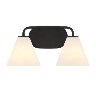 Blair 2-Light Bathroom Vanity Light in Matte Black (128|8-2988-2-BK)