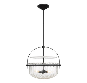 Denmar 4-Light Convertible Semi-Flush or Pendant in Matte Black (128|6-4723-4-89)
