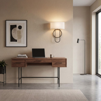 Tempe 2-Light Wall Sconce in Matte Black (128|9-4800-2-89)