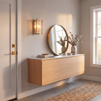 Jacobs 2-Light Wall Sconce in Warm Brass (128|9-3800-2-322)